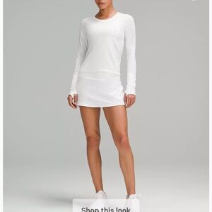 Lululemon Pace Rival Skirt White Size 4